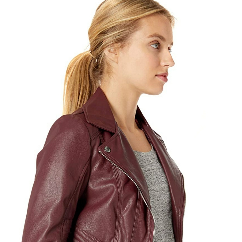 ๏ผ๐๐๐๏ผโข GUESS โข ๐ ยท Leather Jacket ยท NWOT - Picture 4 of 16